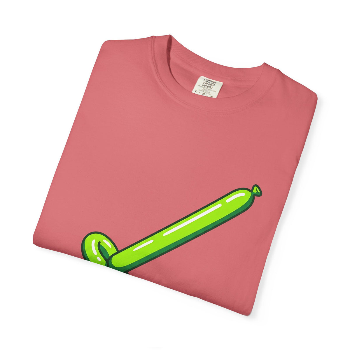 Inflatable Sword T-Shirt Cute Gag Gift Women Hand Drawn T-Shirt Balloon Sword T-Shirt Adorable Fan Cartoon T-Shirt Prank Graphic Pop Art Event
