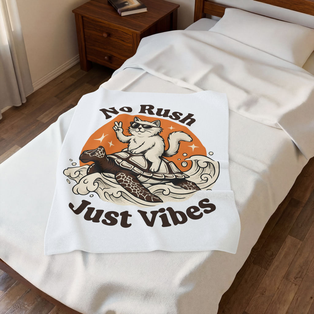 Cat Turtle Blanket Cat Beach Gift Women Retro Blanket Kitten Blanket Cat Fan Vintage Blanket Coastal Graphic Hand Drawn Sunglasses Blanket