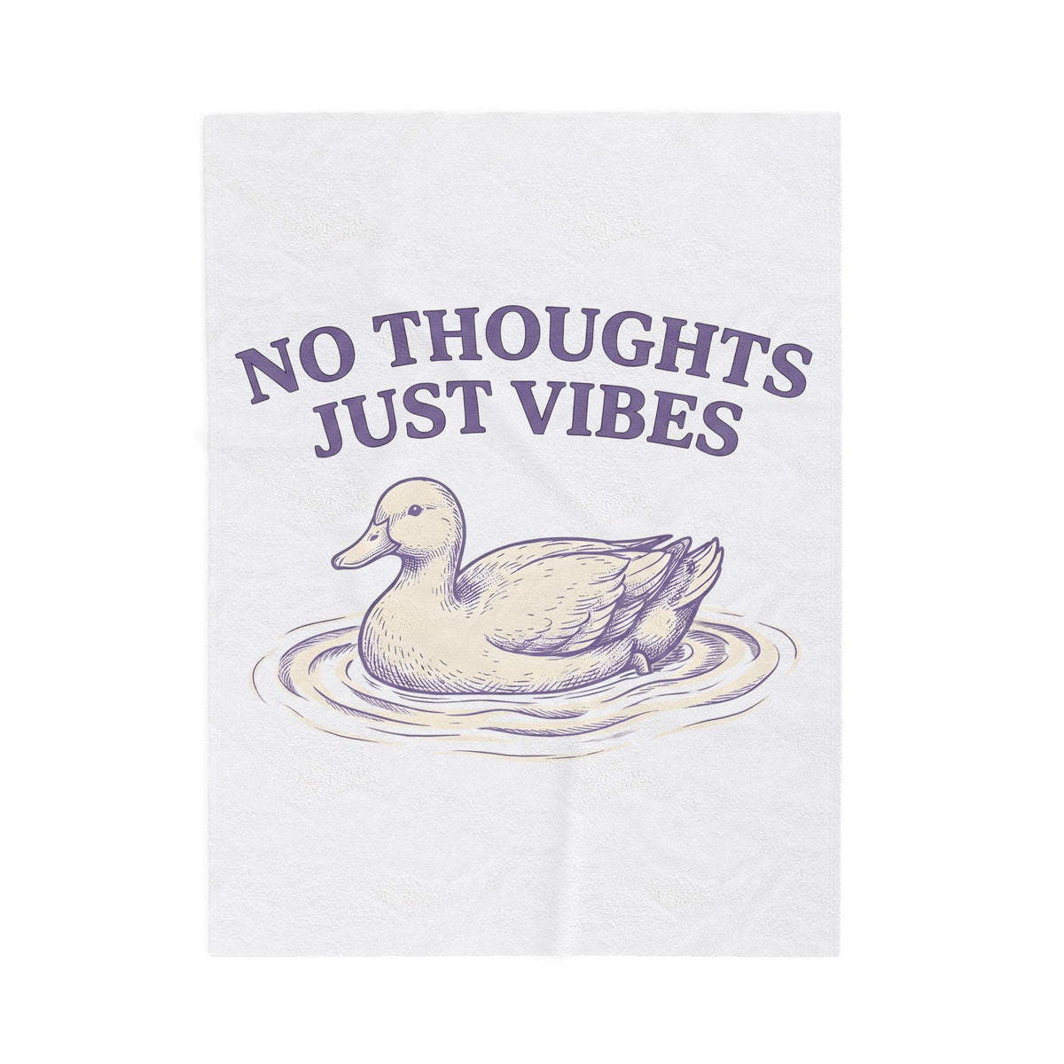 Duck Drawing Blanket Funny Critter Gift Women Cartoon Blanket Ducks Blanket Humor Fan Comic Blanket Creature Graphic Classic Water Circles Blanket