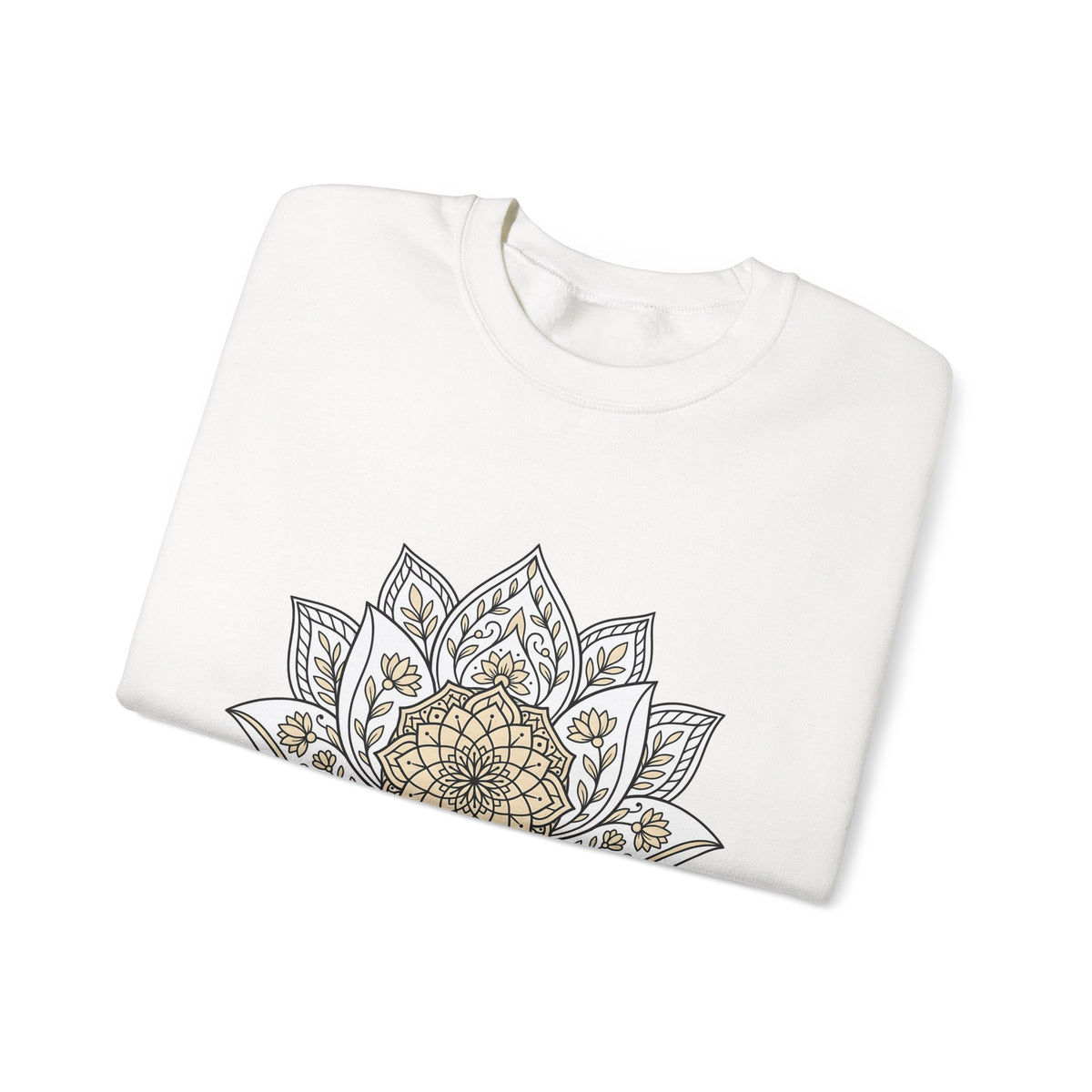 Mandala Bloom Sweatshirt Boho Chic Mindfulness Gift Women Folk Sweatshirt Flower Sweatshirt Bohemian Enthusiast Tribal Sweatshirt Meditation Graphic Clean