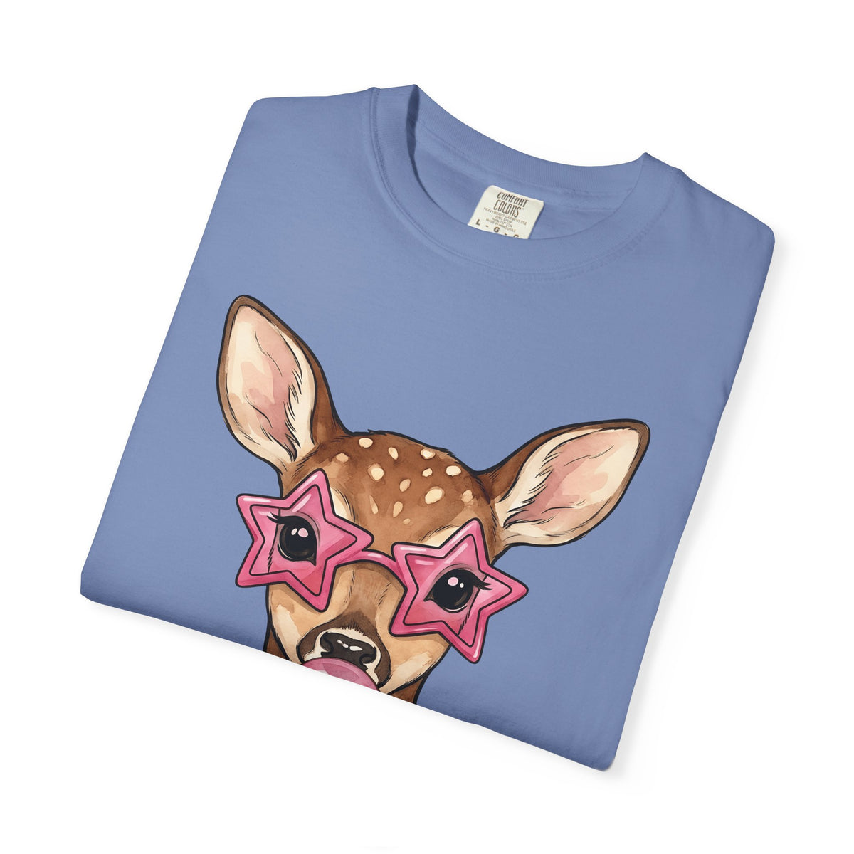 Buck T-Shirt Moms Creature Gift Women Ink T-Shirt Deer T-Shirt Mother Fan Tattoo T-Shirt Beast Graphic Fantasy Petals T-Shirt