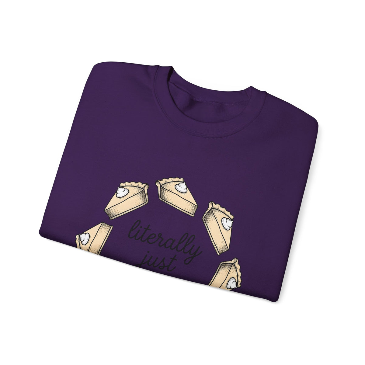 Pie Pieces Holiday Cuisine Gift Sketch Pastry Christmas Fan Hand Drawn Food Retro Cream Sweatshirt