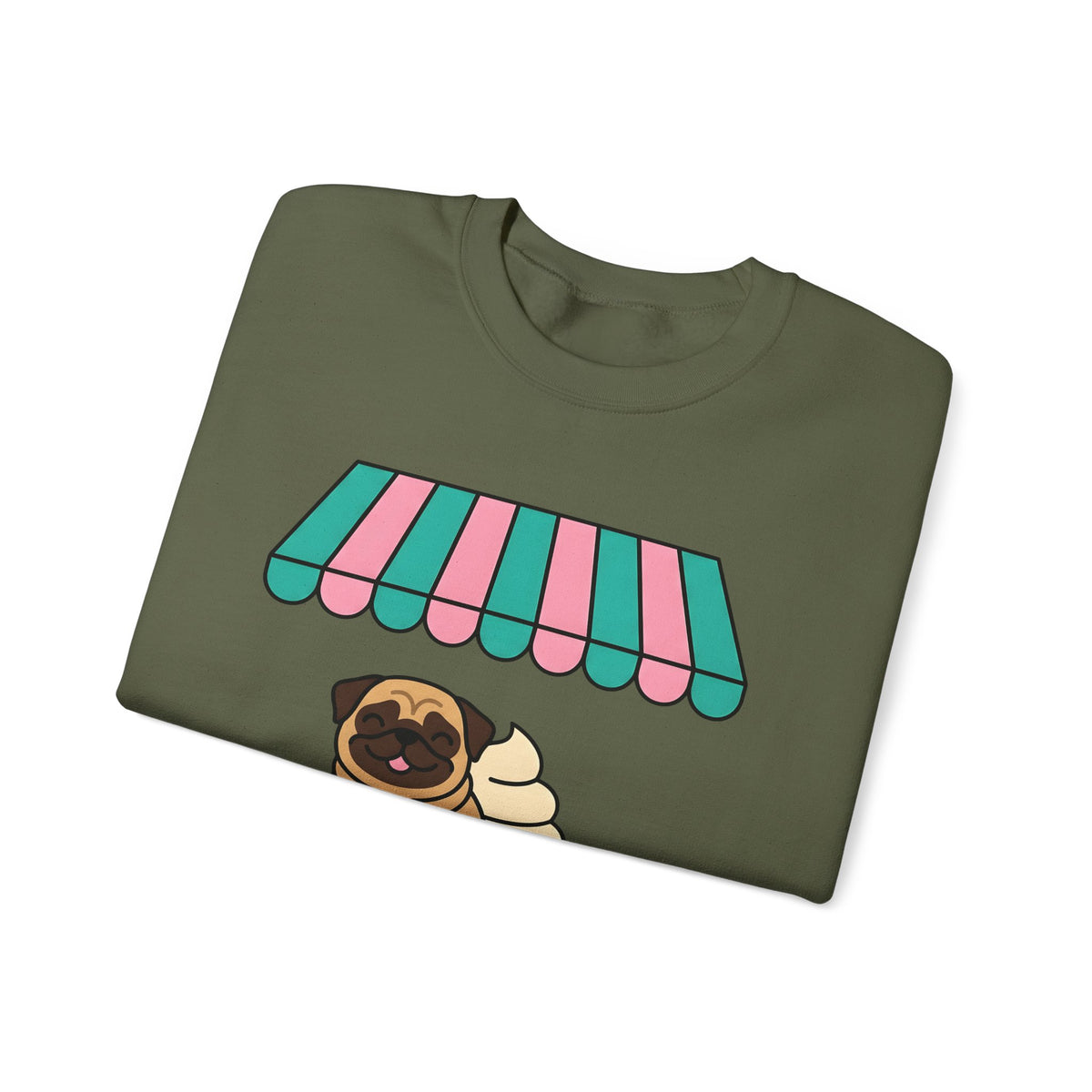 Pug Coffee Sweatshirt Sweatshirt Dog Java Gift Women Sweet Sweatshirt Coffee Sweatshirt Sweatshirt Dog Fan Coffee Sweatshirt Java Graphic Animation Bean Pile Sweatshirt