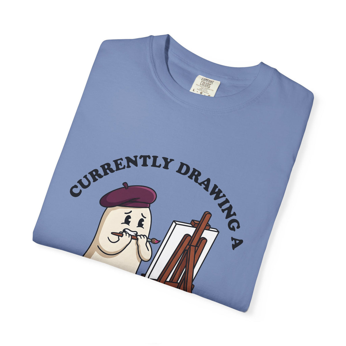 Apparition Illustrator Funny Gift Cartoon Ghost Artist Humor Fan Comic Visual T-Shirt