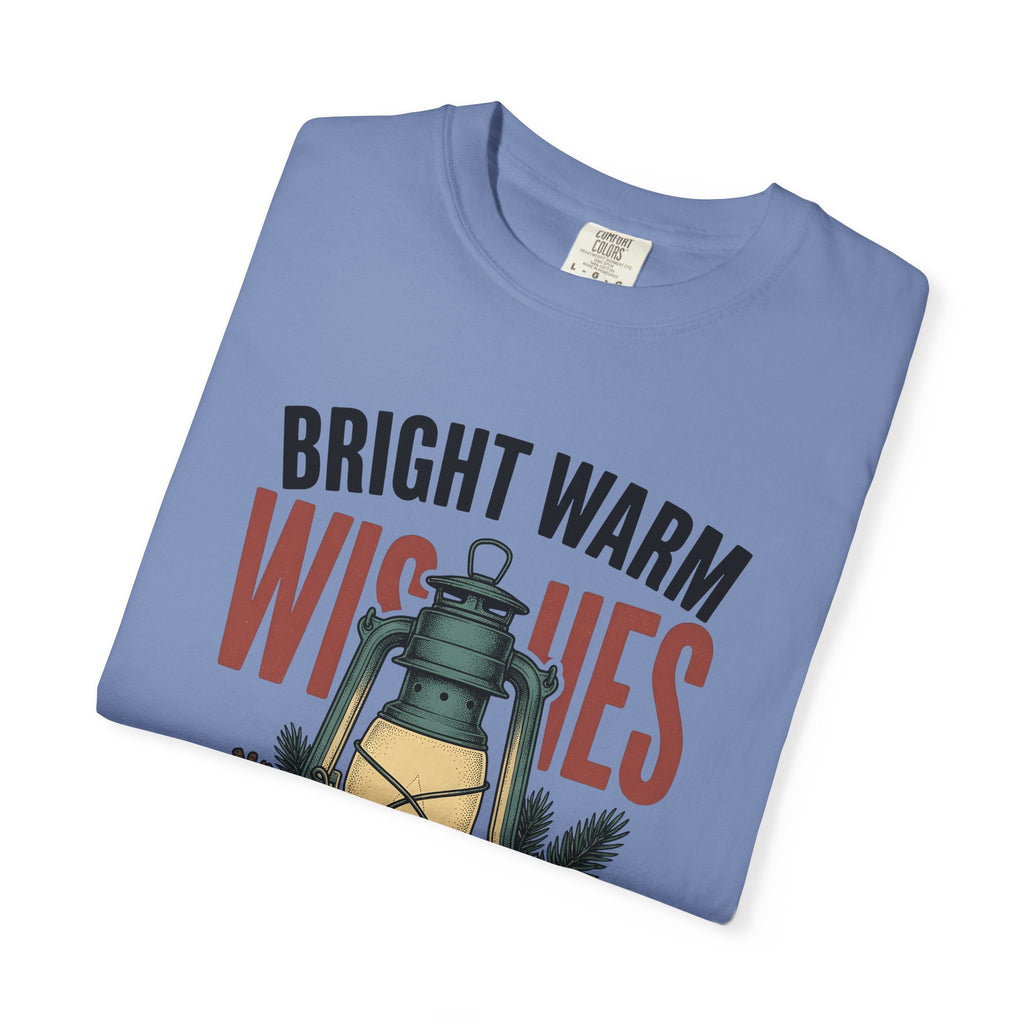Lantern Pinecones T-Shirt Christmas Seasonal Gift Women Retro T-Shirt Pinecone T-Shirt Xmas Fan Holiday T-Shirt Winter Graphic Sketch Pine Leaves