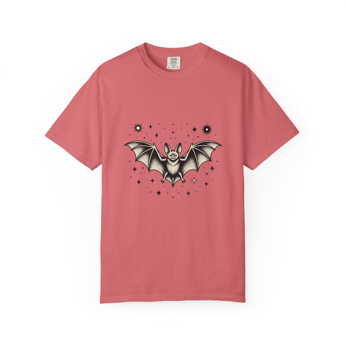 Bat Clipart T-Shirt Cottagecore Dark Art Gift Women Old School T-Shirt Flying Bat T-Shirt Cottage Fan Retro T-Shirt Gothic Graphic Doodle Twinkle