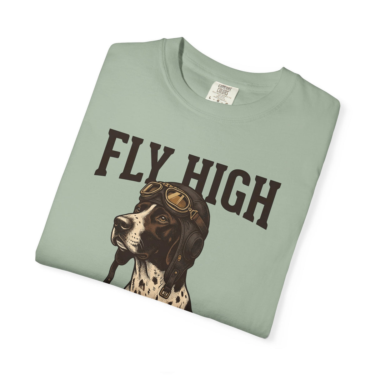 Flying Dog T-Shirt Dog Travel Gift Women Retro T-Shirt Canine T-Shirt Dog Fan Vintage T-Shirt Adventure Graphic Heritage Navigation T-Shirt