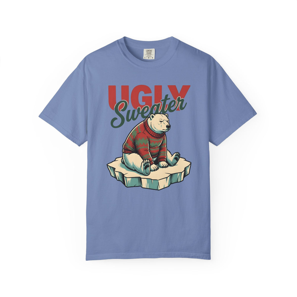 Arctic Bear Sweater Christmas Fauna Gift Nostalgic Polar Bear Xmas Fan Vintage Wildlife Doodle T-Shirt