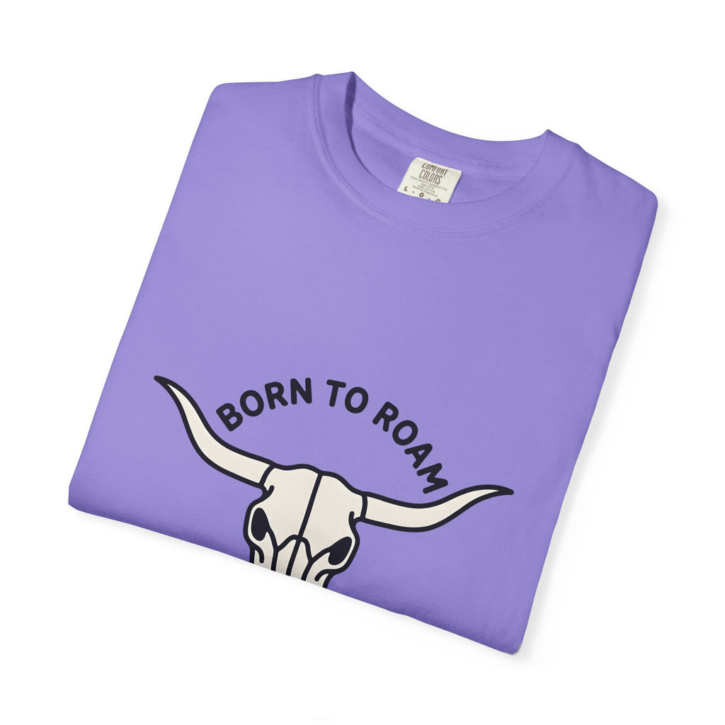 Bull Skull Cowgirl Tribal Gift Country Skull Rodeo Fan Western Tribal Clean Horns T-Shirt