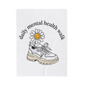 Shoe Flower Blanket Sports Fitness Gift Women Simple Blanket Shoe Flower Blanket Athlete Enthusiast Minimalist Blanket Workout Graphic Sketch Happy