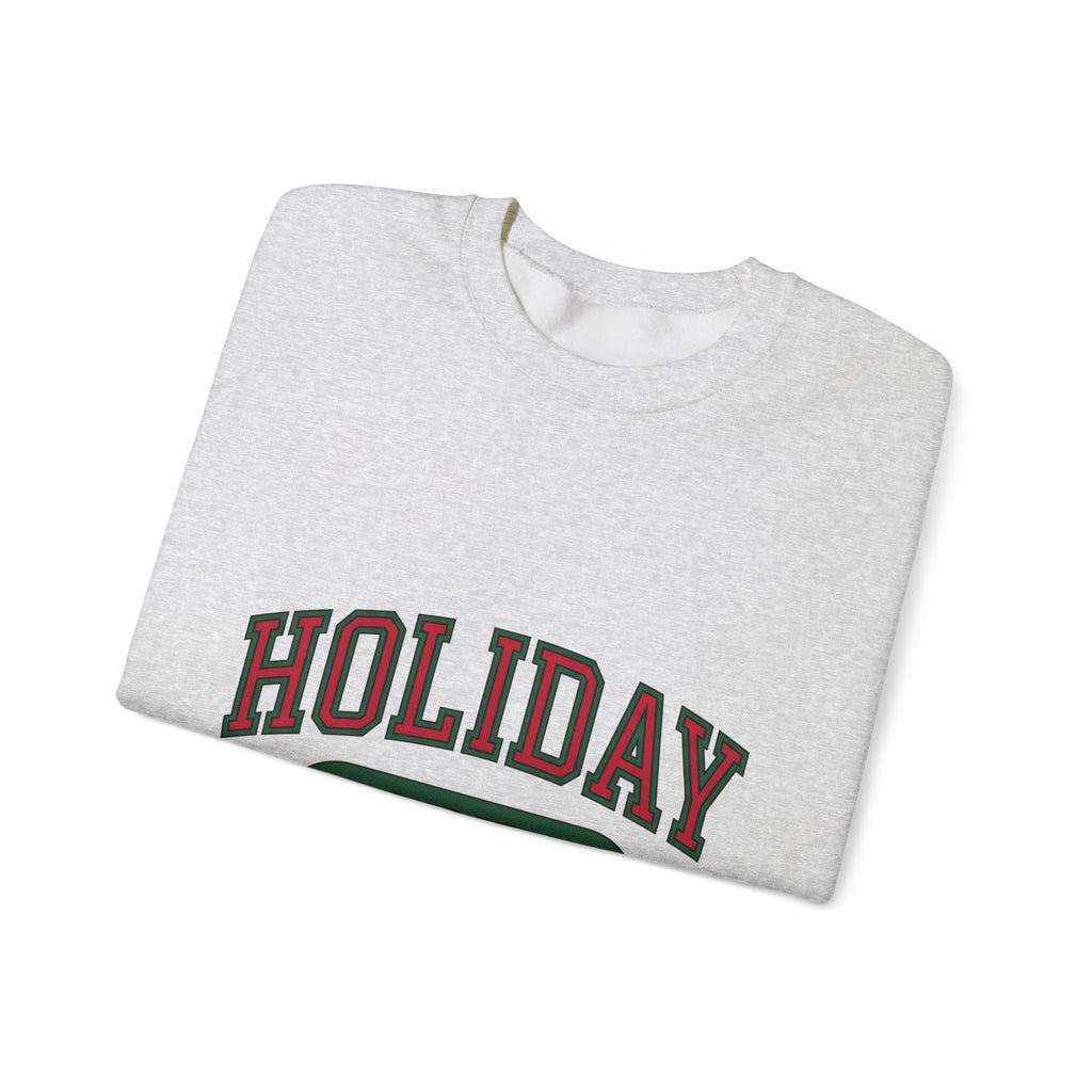 Bold College Font Holiday Christmas Decor Gift Merry Typography Christmas Fan Festive Christmas Sweatshirt