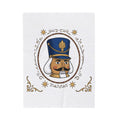 Nutcracker Mask Blanket Christmas Celebration Gift Women Antique Blanket Nutcracker Blanket Xmas Fan Vintage Blanket Party Graphic Doodle Sparkle