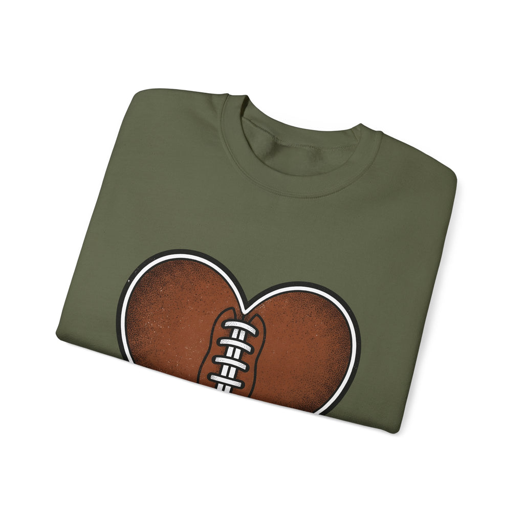 Football Love Sweatshirt Moms Fitness Gift Women Line Art Sweatshirt Soccer Sweatshirt Mom Enthusiast Football Sweatshirt Fitness Graphic Cartoon Seam Sweatshirt