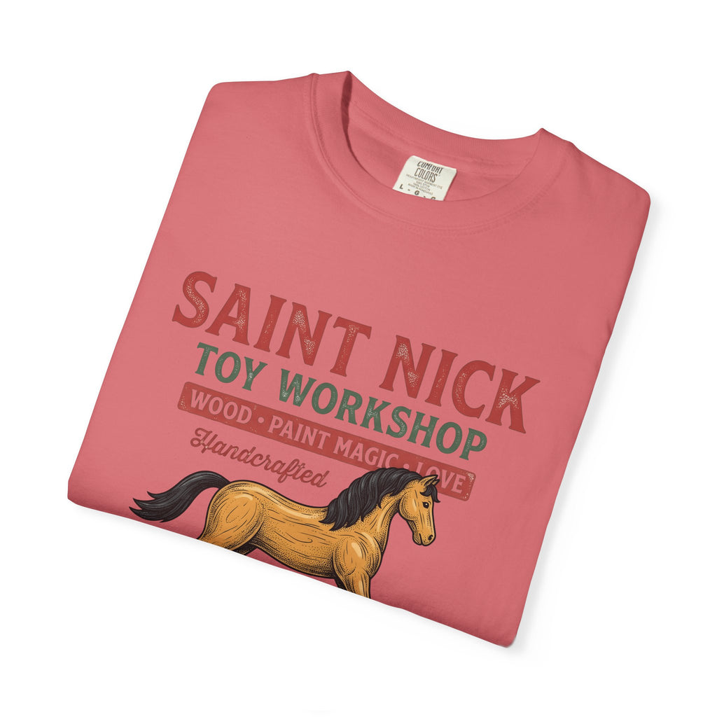 Rocking Horse T-Shirt Christmas Dolls Gift Women Retro T-Shirt Hobby Horse T-Sh