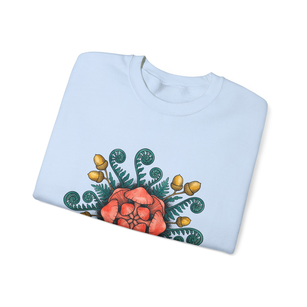 Shroom Mandala Sweatshirt Boho Chic Flora Gift Women Bohemian Sweatshirt Mushroom Sweatshirt Hippie Fan Tribal Sweatshirt Botanical Graphic Line Art Seed Pods