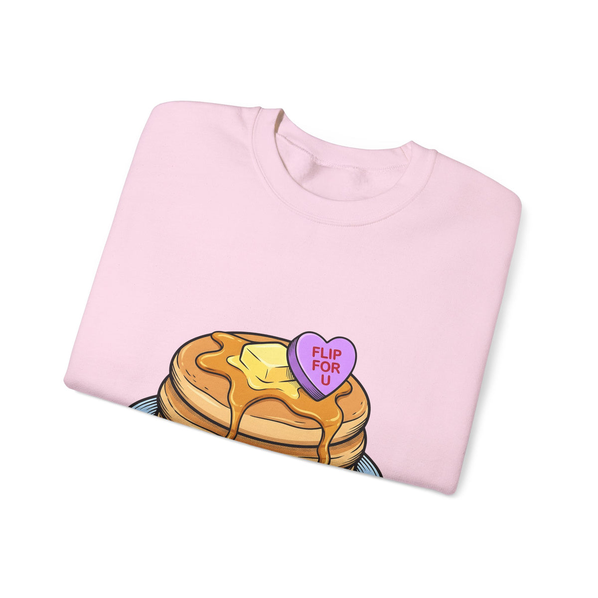 Pancakes Pile Sweatshirt Desserts Brunch Gift Women Comic Sweatshirt Pancake Stack Sweatshirt Sweets Fan Cartoon Sweatshirt Breakfast Graphic Design Graphic