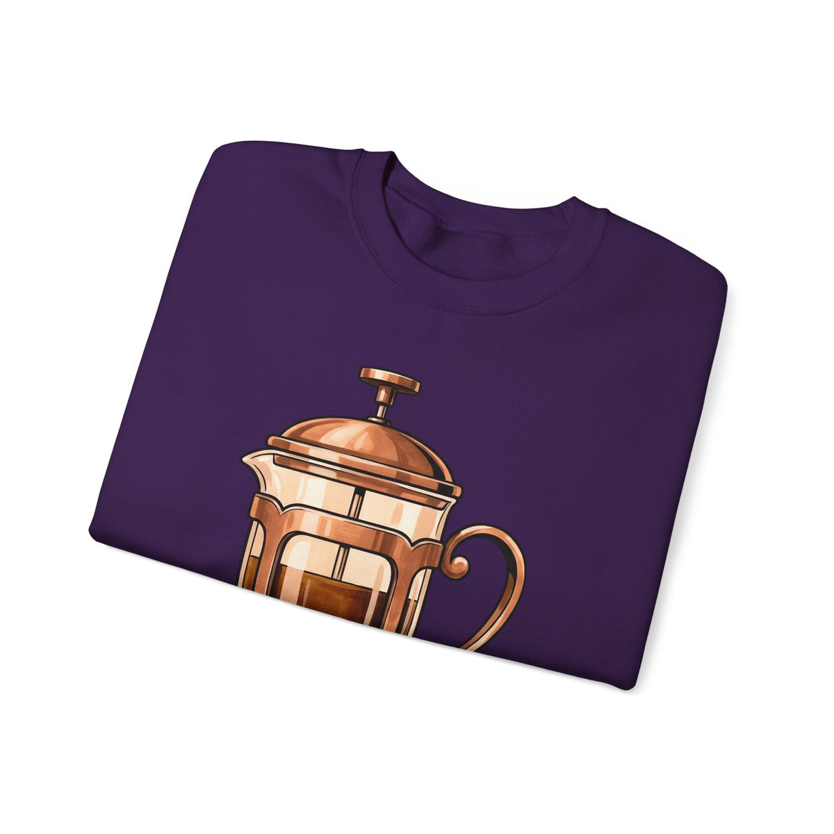 French Press Sweatshirt Coffee Bakeware Gift Women Line Art Sweatshirt Cafetiere Sweatshirt Coffee Fan Baking Graphic Sweatshirt Watercolor Coffee Sweatshirt