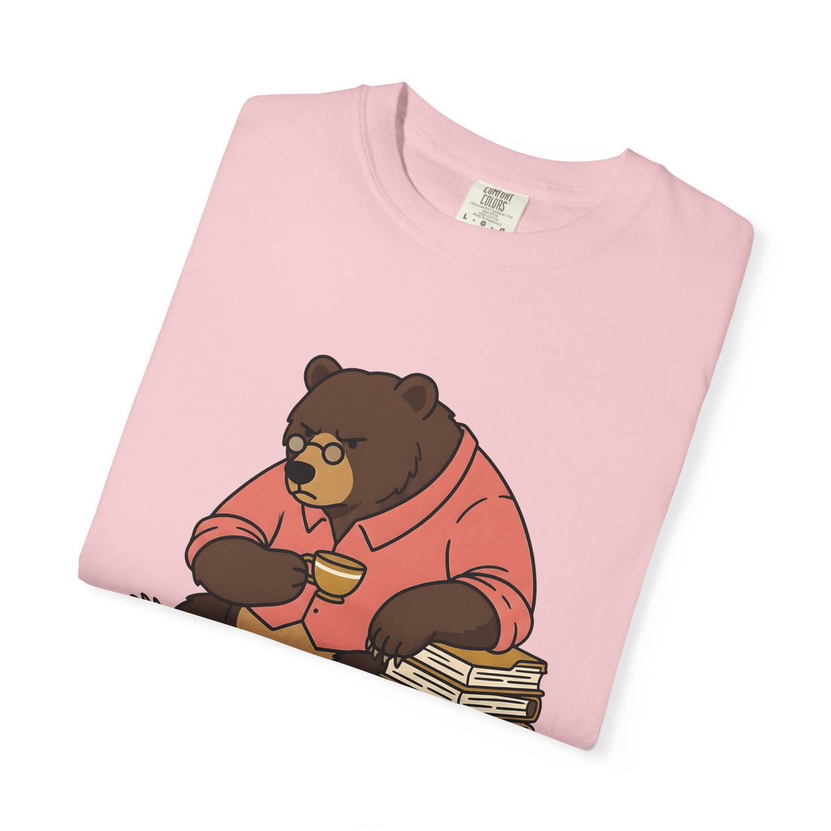 Bear Mocha T-Shirt Teachers Caffeine Gift Women Illustration T-Shirt Mocha T-Shirt Educator Enthusiast Drawing T-Shirt Caffeine Graphic Doodle