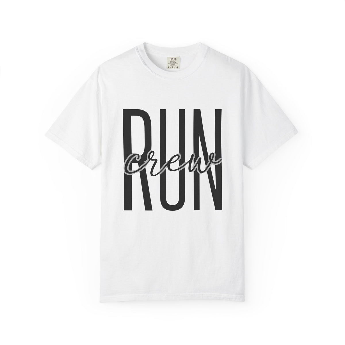 Jogging Letters T-Shirt Running Workout Gift Women Strong Contemporary T-Shirt Alphabet T-Shirt Runner Enthusiast Modern T-Shirt Fitness Graphic