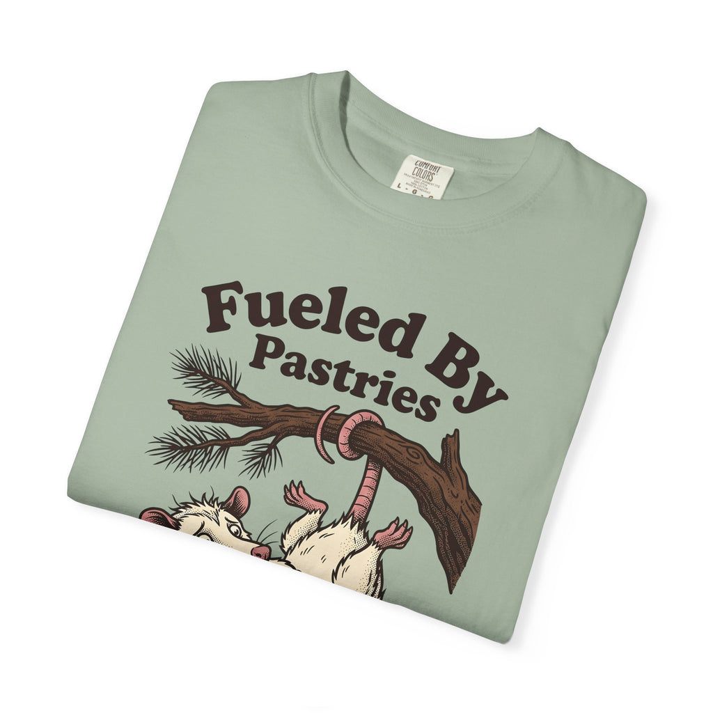 Possum Pastry T-Shirt Desserts Joke Gift Women Animation T-Shirt Pastry T-Shirt Dessert Fan Cartoon T-Shirt Pun Graphic Classic Branch T-Shirt