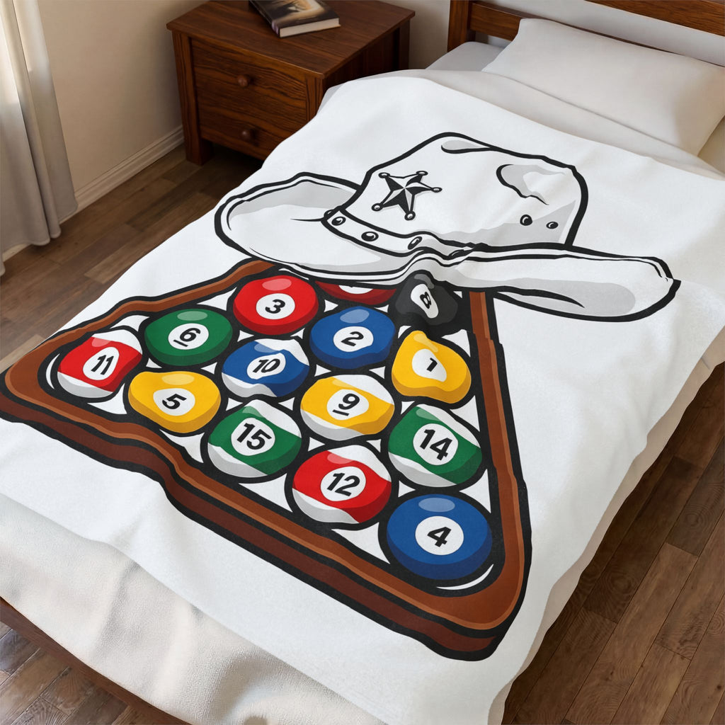 Cowboy Headwear Blanket Cowgirl Western Wear Gift Women Graphic Blanket Cowboy Hat Blanket Rodeo Fan Illustrated Blanket Country Design Old School