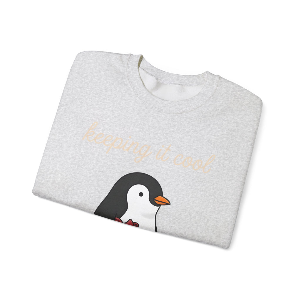 Penguin Nurse Sweatshirt Nurse Wildlife Gift Women Comic Sweatshirt Penguin Sweatshirt Nursing Enthusiast Cartoon Sweatshirt Wildlife Graphic Simple