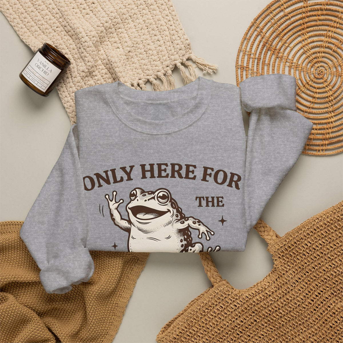 Jumping Frog Frog Nature Gift Old School Toad T Sh Sweatshirt