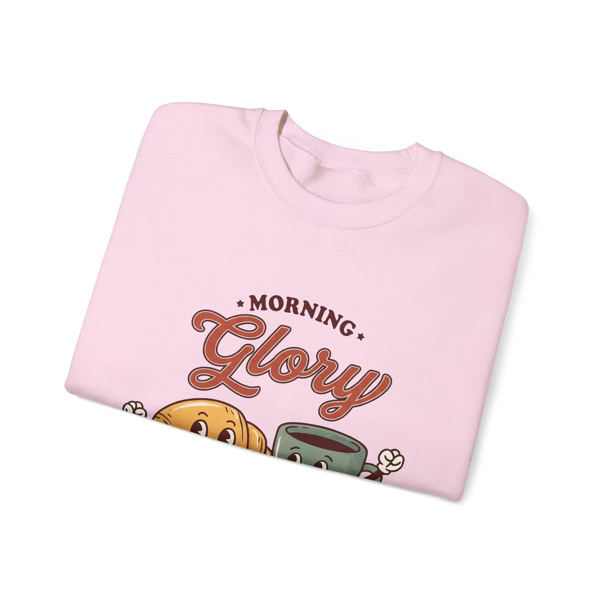 Croissant Espresso Cup Sweatshirt Coffee Morning Meal Gift Women Illustration Sweatshirt Coffee Sweatshirt Sweatshirt Coffee Fan Coffee Art Sweatshirt Breakfast