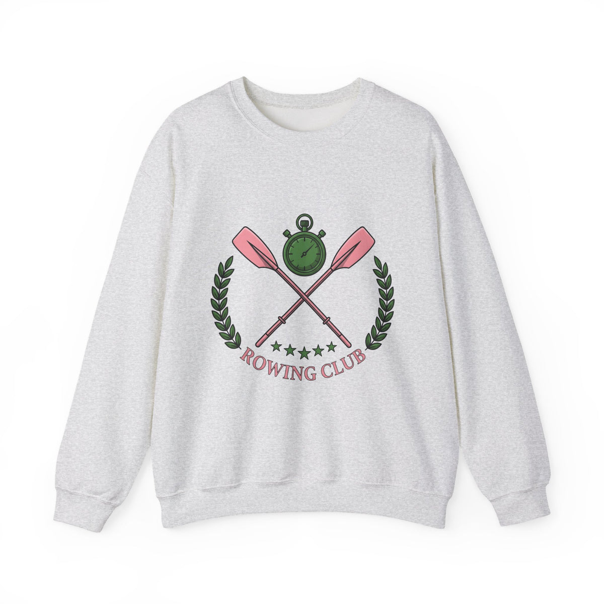 Rowing Oars Rowing Team Gift Classic Oars Rower Enthusiast Retro Crew Vintage Stopwatch Sweatshirt