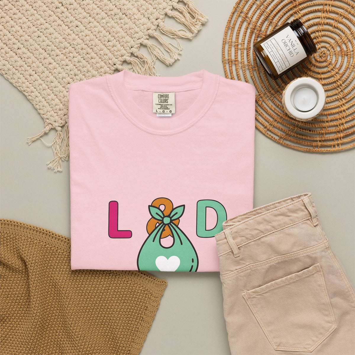 Baby Bundle T-Shirt Nurse Medical Gift Women Playful T-Shirt Baby Set T-Shirt Nursing Enthusiast Healthcare Graphic Medical Design Colorful Heart