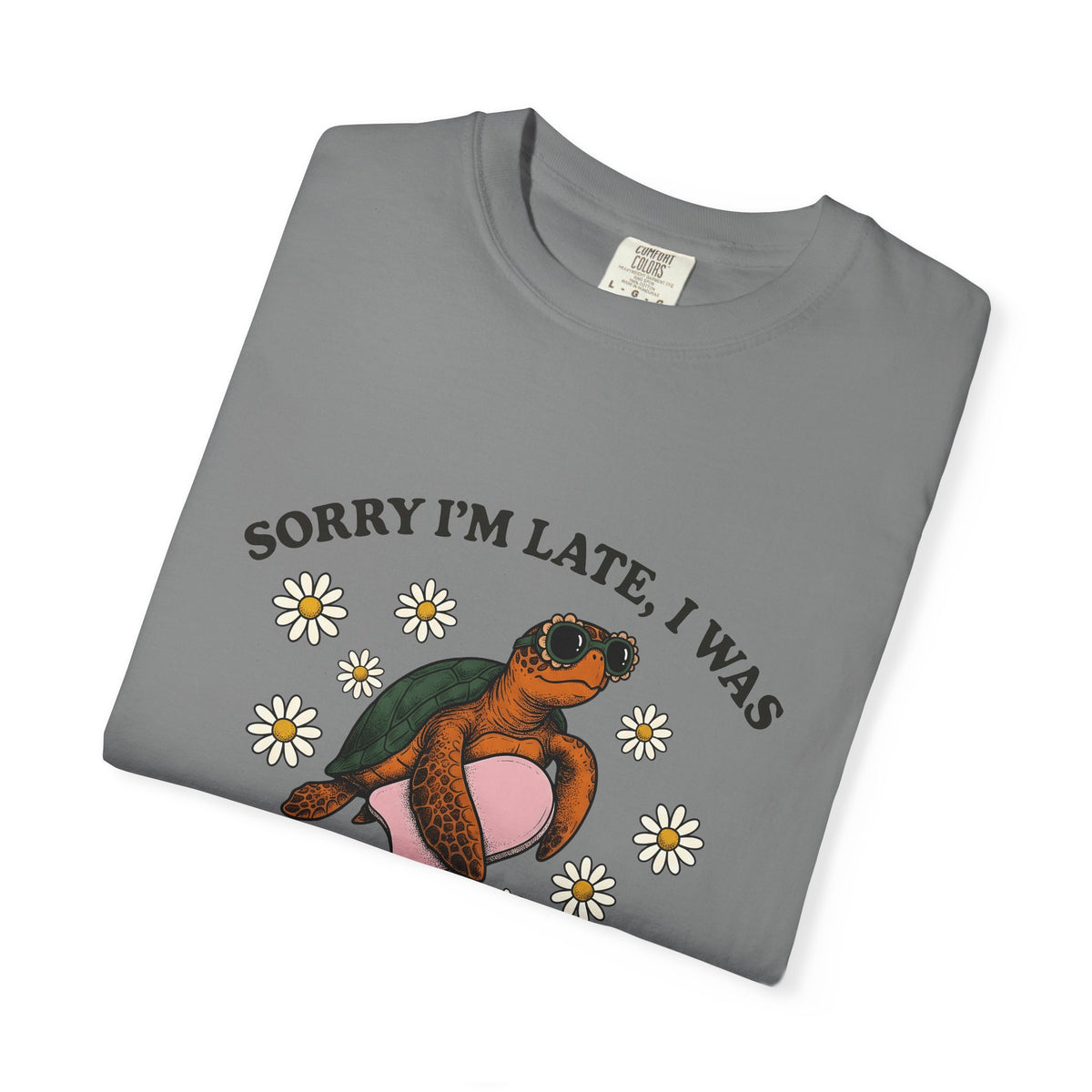 Turtle Swimming Ring T-Shirt Sports & Activities Holiday Gift Women Nostalgic T-Shirt Inflatable Ring T-Shirt Athlete Fan Retro T-Shirt Vacation