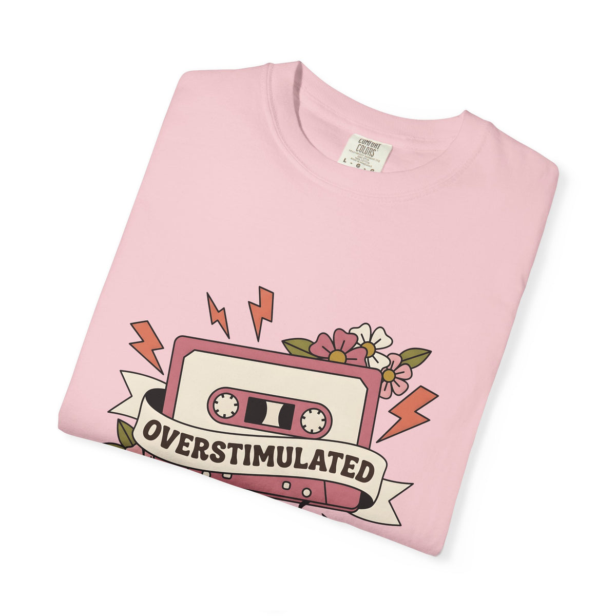 Cassette Tape T-Shirt Mom Music Gift Women Boho T-Shirt Mix Tape T-Shirt Mother Fan Vintage T-Shirt Music Graphic Retro Flowers T-Shirt