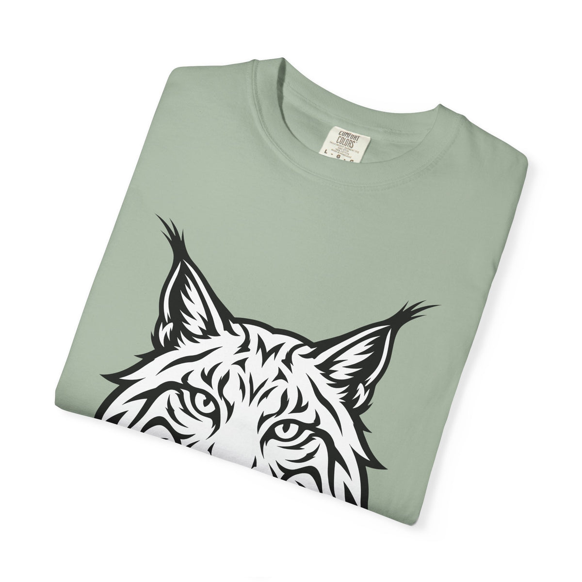 Lynx Head T-Shirt Cat Wildlife Gift Women Bold Line Art T-Shirt Bobcat T-Shirt Cat Fan Line Art T-Shirt Wildlife Graphic Tribal Wildcat T-Shirt