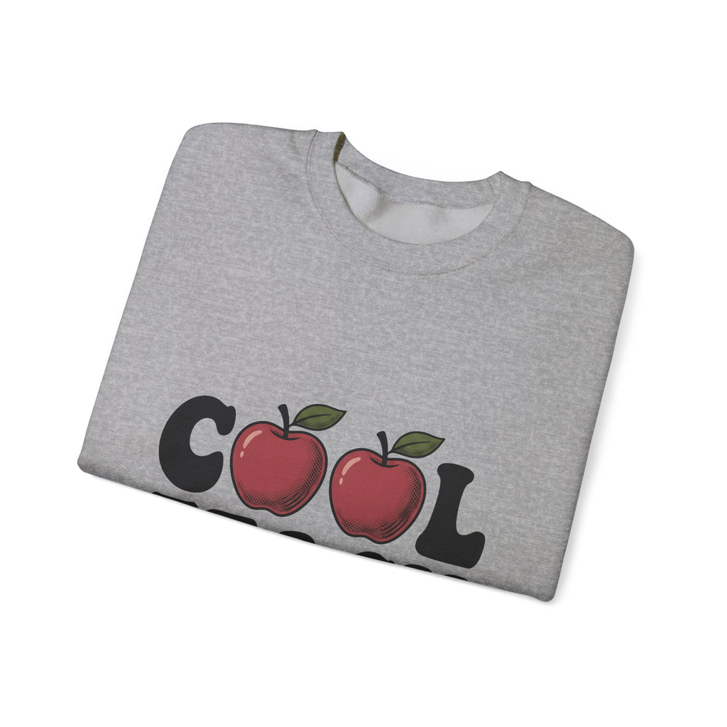 Apple Illustration Sweatshirt Teacher Gratitude Gift Women Retro Sweatshirt Fruit Sweatshirt Educator Enthusiast Vintage Sweatshirt Appreciation Graphic