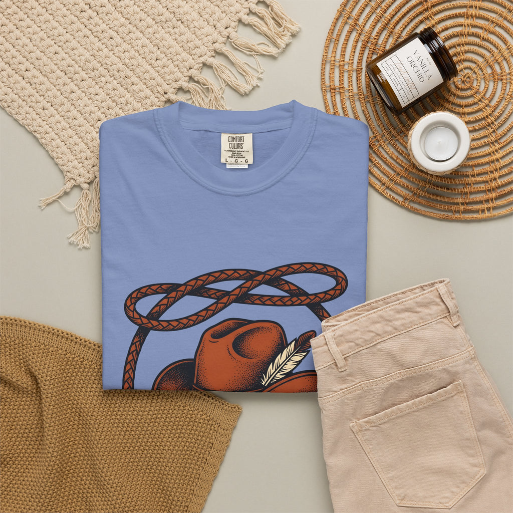 Rancher Hat T-Shirt Cowgirl Rodeo Gift Women Antique T-Shirt Cowboy Hat T-Shirt Cowgirl Fan Western T-Shirt Rodeo Graphic Traditional Cord T-Shirt