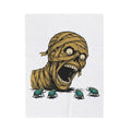 Mummy Skull Blanket Halloween Ghost Gift Women Creepy Blanket Skull Blanket Horror Fan Spooky Blanket Specter Graphic Classic Scarab Blanket