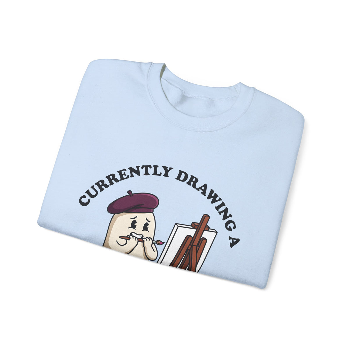 Apparition Illustrator Funny Gift Cartoon Ghost Artist Humor Fan Comic Visual Sweatshirt