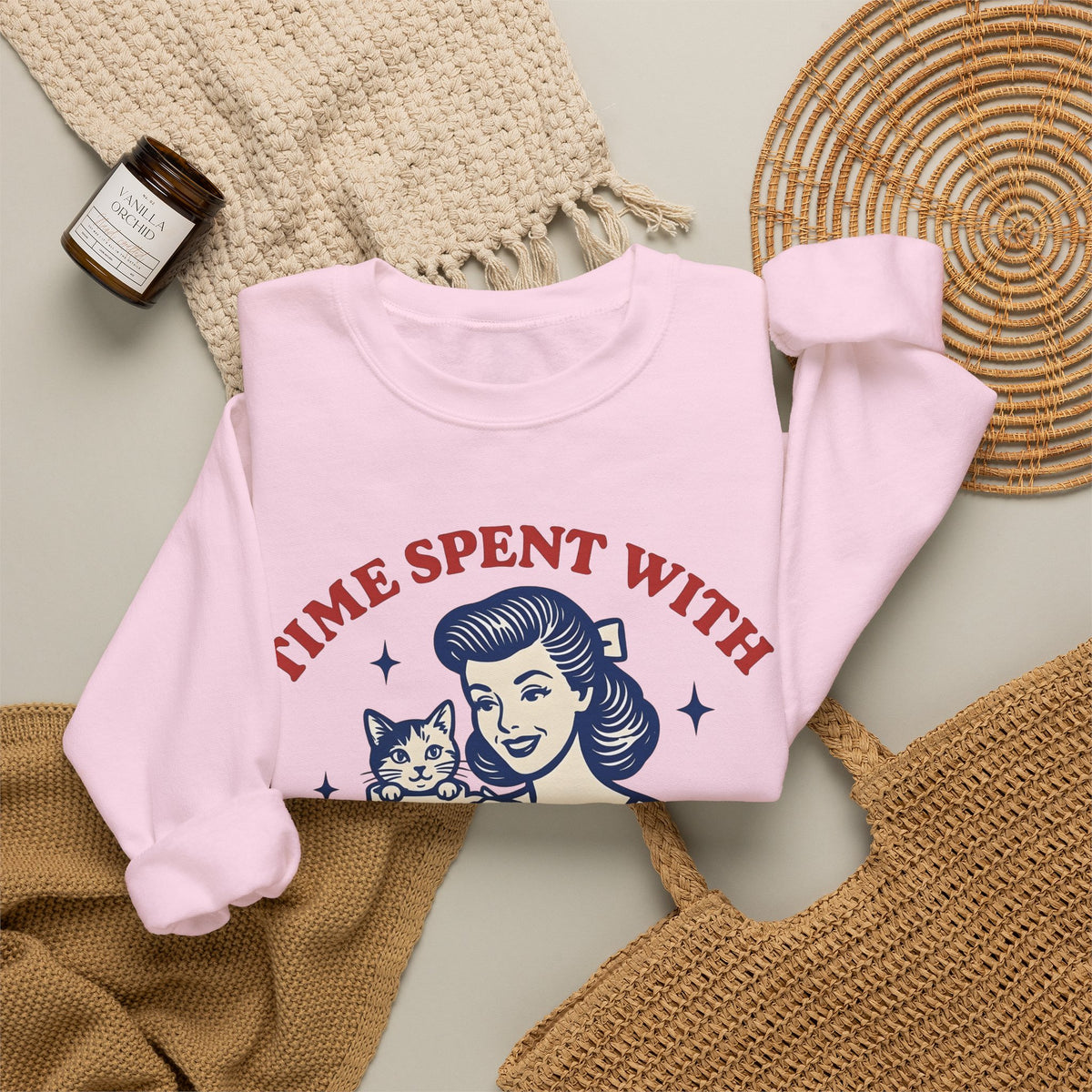 Female Pet Coffee Sweatshirt Cat Cappuccino Gift Women Boho Sweatshirt Pet Coffee Sweatshirt Cat Fan Bohemian Sweatshirt Coffee Graphic Cabin Glimmers Sweatshirt