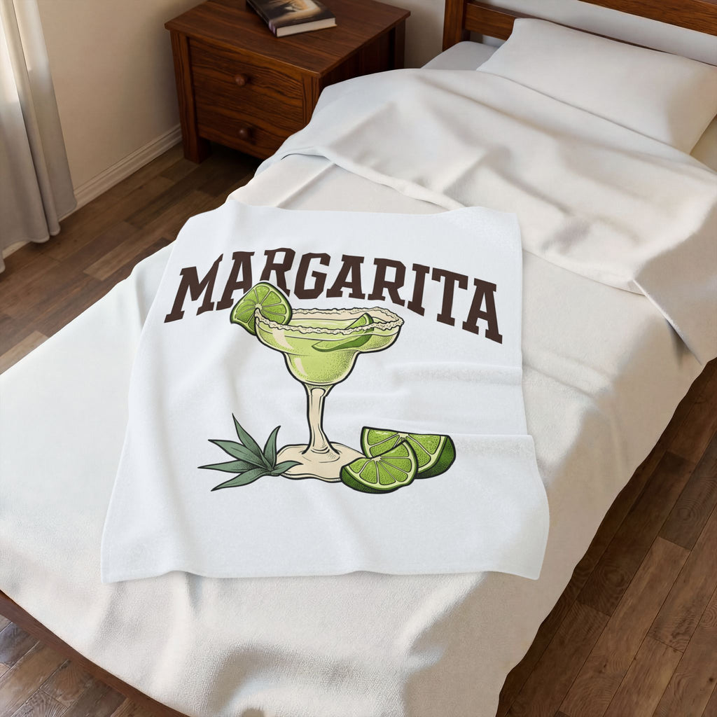 Margarita Glass Blanket Drinks Cocktail Gift Women Vintage Blanket Cocktail Glass Blanket Beverage Fan Retro Blanket Mixed Drink Graphic Hand Drawn