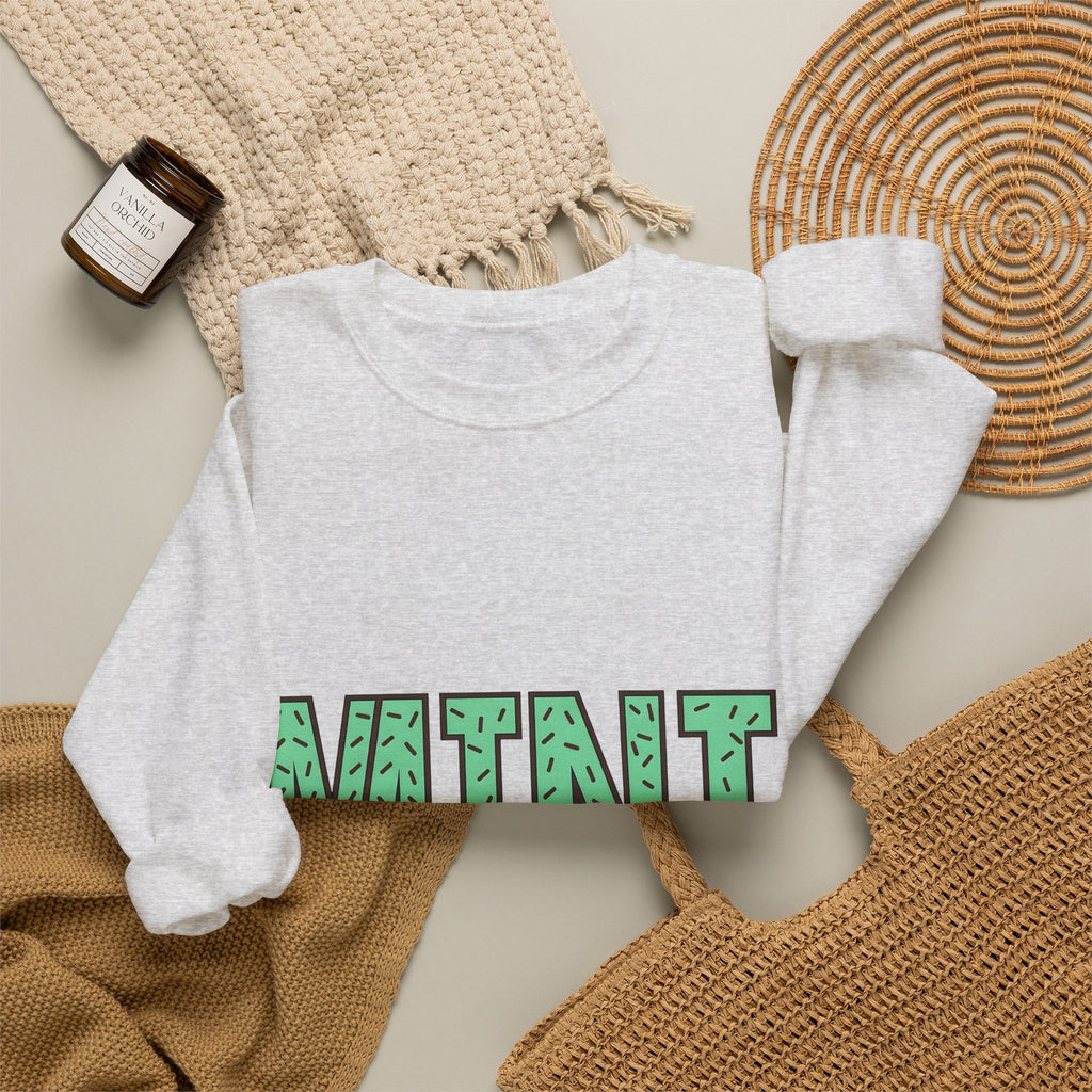 Sprinkle Motif Text Sweatshirt Desserts Confections Gift Women Cute Sweatshirt Sprinkle Text Sweatshirt Dessert Fan Sprinkles Sweatshirt Candy Graphic Hand