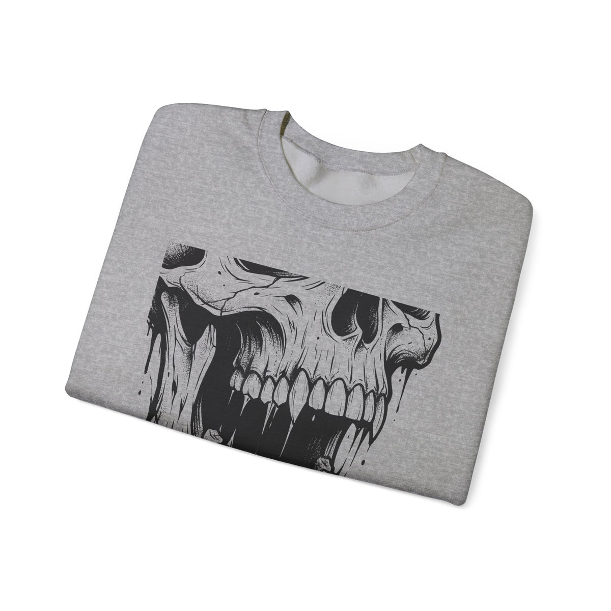 Skull Art Sweatshirt Gothic Fright Gift Women Macabre Sweatshirt Skull T-Sh