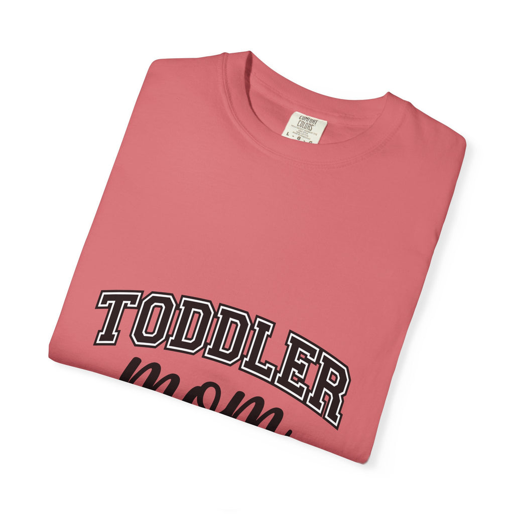 Varsity Lettering Style T-Shirt Mom Home Gift Women Thick T-Shirt Letterman T-Shirt Motherhood Fan Bold T-Shirt Domestic Graphic Basic Semicircle