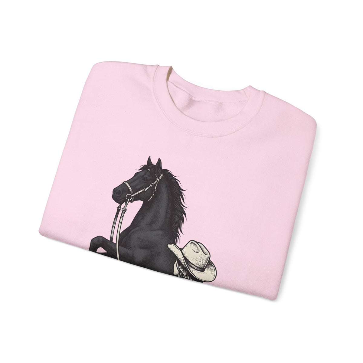 Ranch Horse Sweatshirt Cowgirl Cowboy Gift Women Old School Sweatshirt Ranch Horse Sweatshirt Rodeo Fan Vintage Sweatshirt Cowboy Graphic Line Art Power Bolt