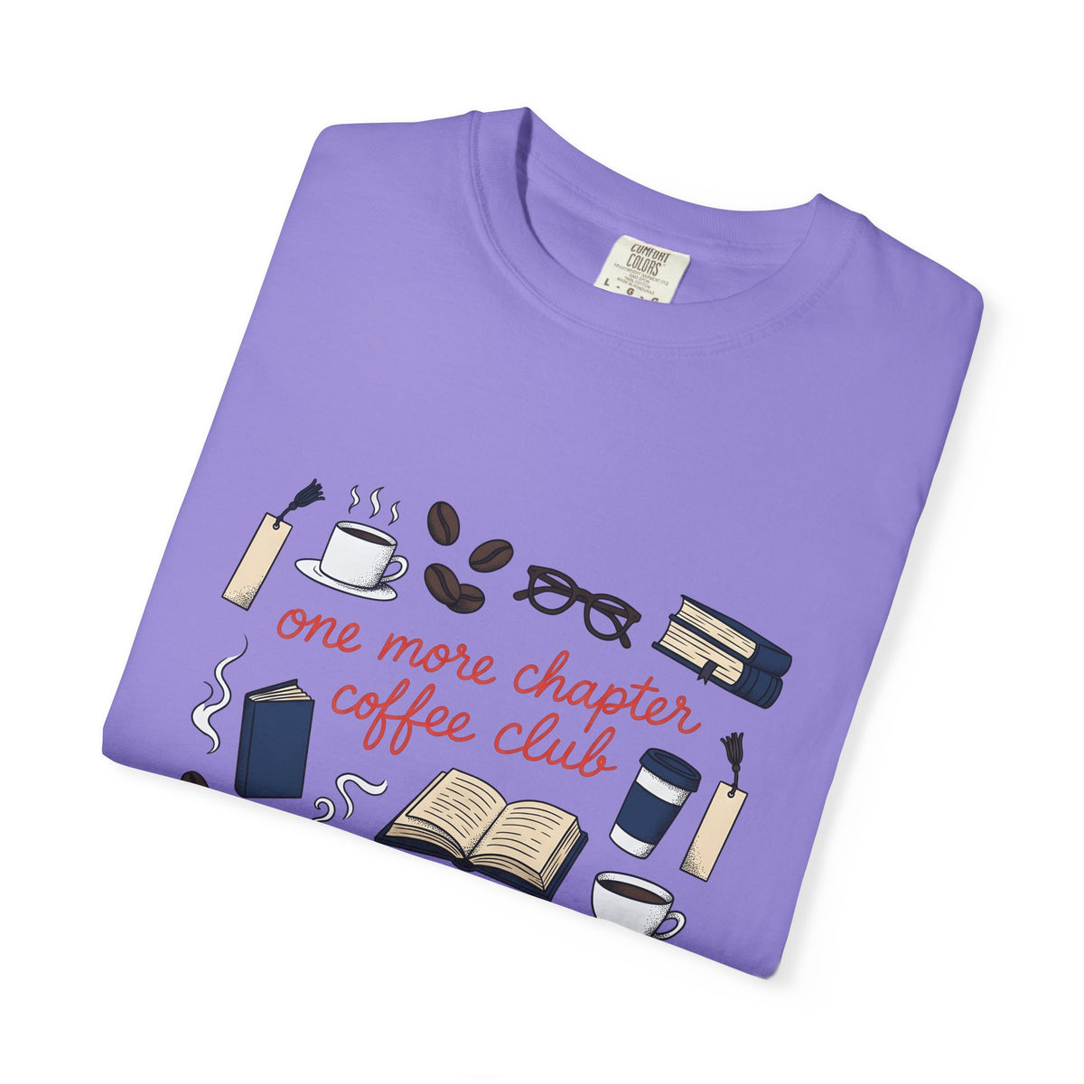 Coffee Books T-Shirt Coffee Bookworm Gift Women Hand Drawn T-Shirt Book T-Shirt Coffee Fan Illustrated T-Shirt Reader Graphic Vintage Eyeglasses