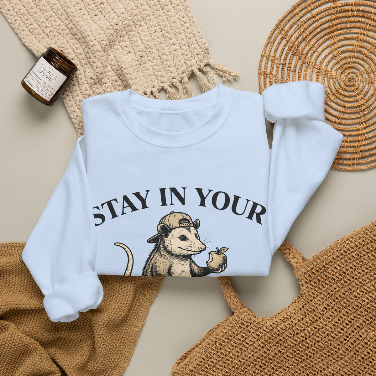 Opossum Skateboard Cute Wildlife Gift Sketch Possum Adorable Fan Drawing Retro Snapback Hat Sweatshirt