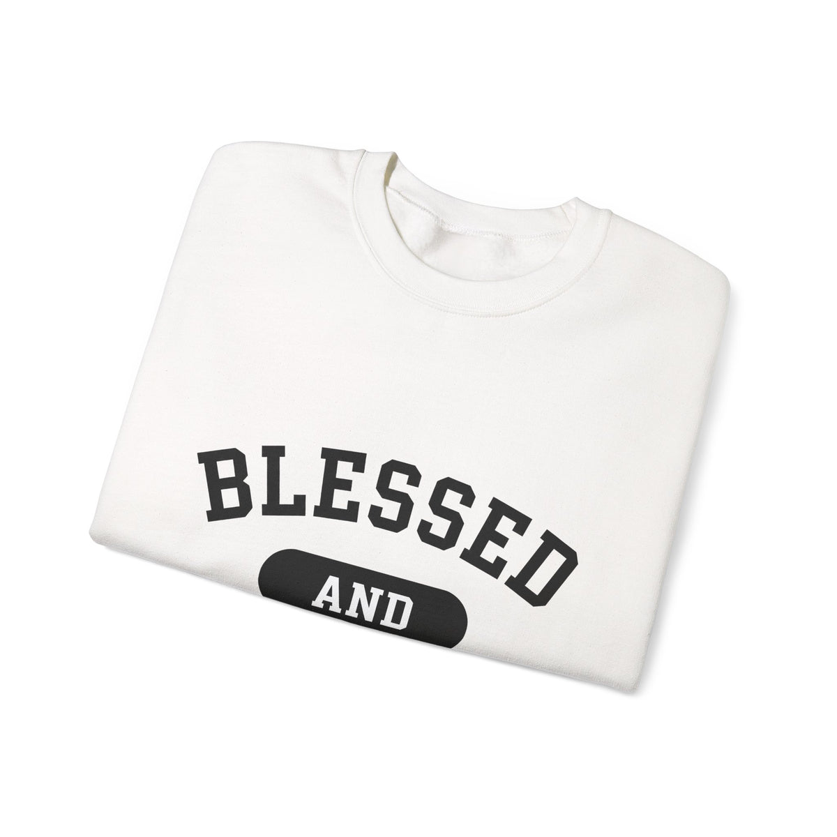 Bold Lettering Design Sweatshirt Moms Household Gift Women Simple Sweatshirt Typography T-Sh