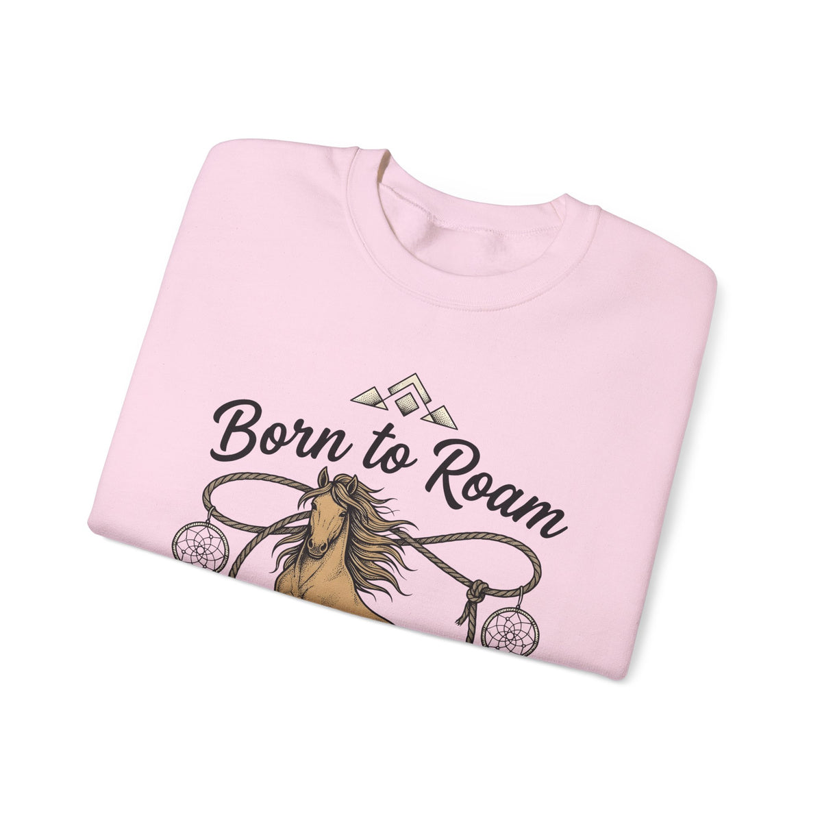 Horse Illustration Sweatshirt Cowgirl Ranch Gift Women Tribal Sweatshirt Stallion Sweatshirt Cowboy Fan Rodeo Sweatshirt Farm Graphic Retro Charm Sweatshirt