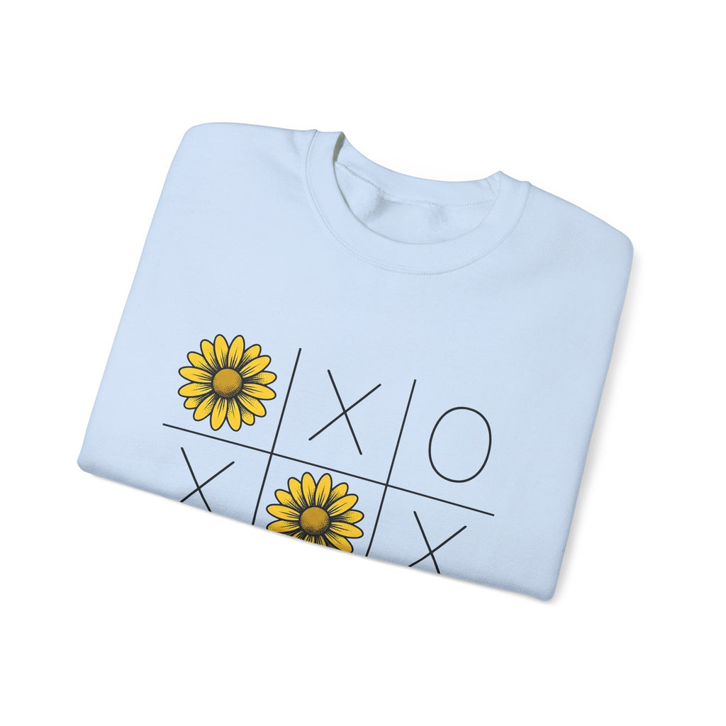 Sunflower Game Sweatshirt St. Valentine's Day Bouquet Gift Women Cartoon Sweatshirt Sunflower Sweatshirt Valentine Fan Comic Sweatshirt Floral Graphic Modern