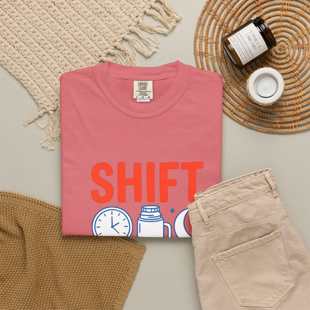 Watch Bottle Moon T-Shirt Shift Worker Java Gift Women Thick T-Shirt Lunar T-Shirt Night Shift Fan Bold T-Shirt Coffee Graphic Plain Spark T-Shirt