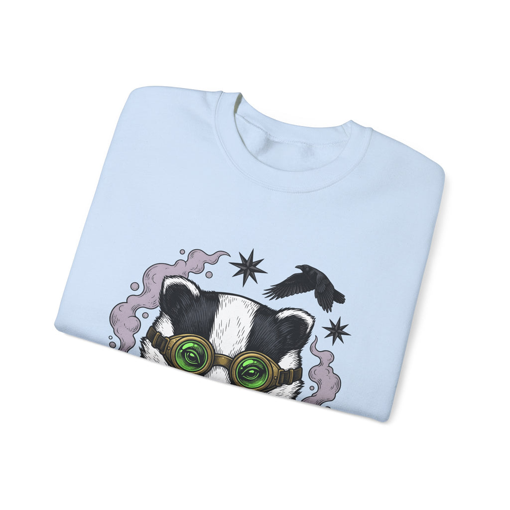 Badger Eyewear Halloween Creatures Gift Mysterious Glasses Horror Fan Spectacles Creature Classic Sweatshirt